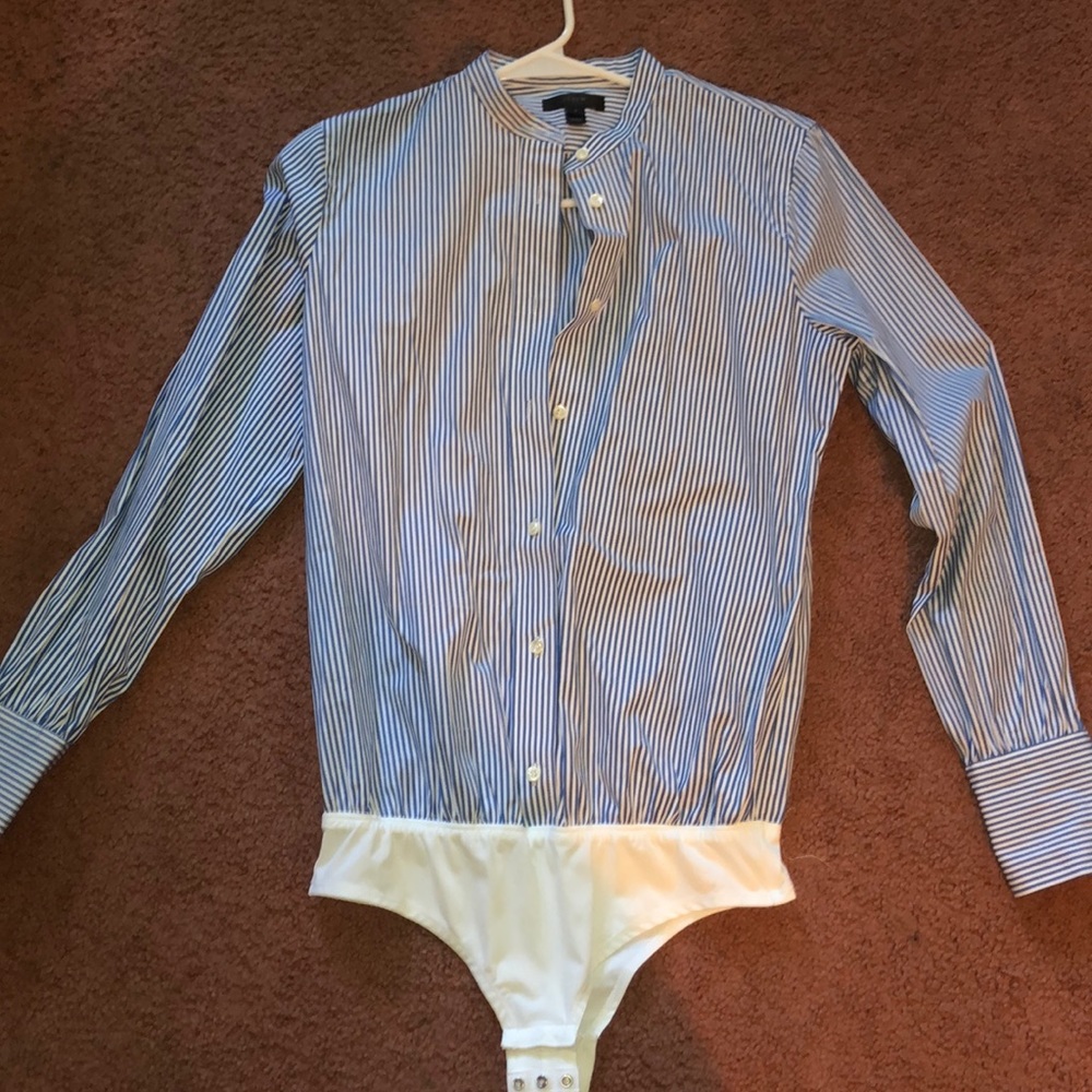 Brand new JCrew Oxford shirt bodysuit